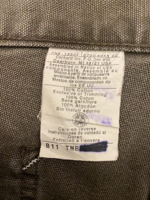 Carhartt 卡哈特 工装长裤（38”） （97 cm）_WLP(5) 商品图2