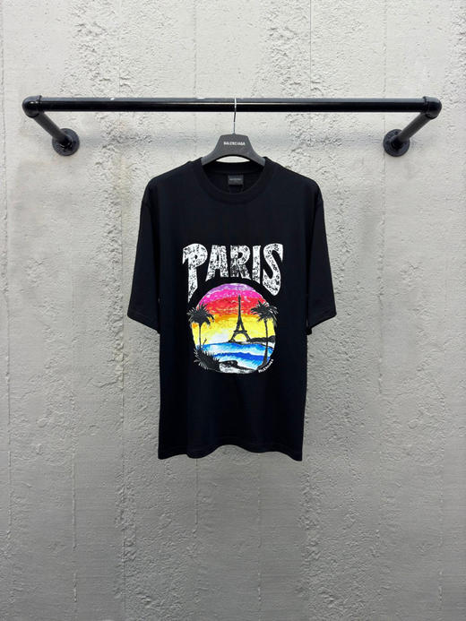 Balenciaga 落日余晖印花短袖 商品图0