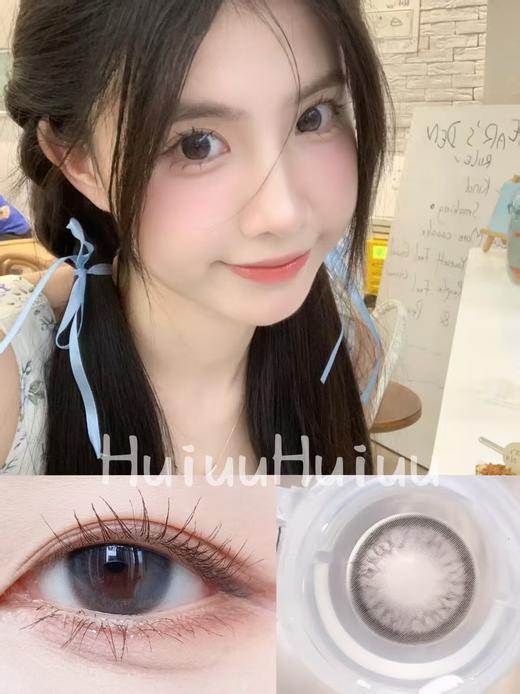 『半年抛大直径』FullyGift-水色梦灰 -14.5mm【半年抛 0-1000度  无525/575】 商品图0
