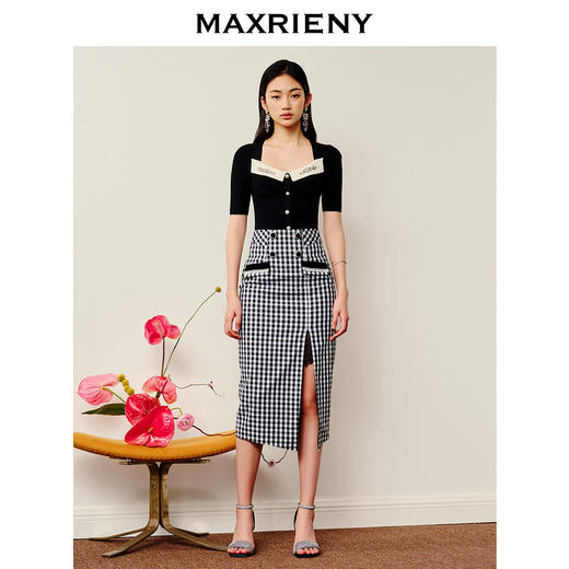 MAXRIENY百搭款显瘦气质针织毛衫(货号:MS88SW264) 商品图1