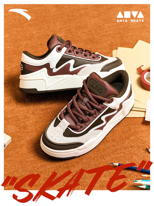 安踏骜杰S丨经典撞色潮流低帮板鞋女春季休闲运动鞋女鞋122448081 商品图5