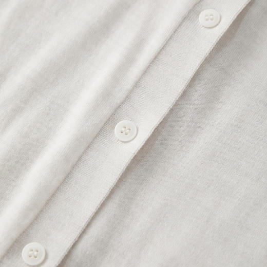 ROMI STUDIO“温柔素雅”扬子纱100%绵羊毛圆领长袖开衫RW24AST1120 商品图3