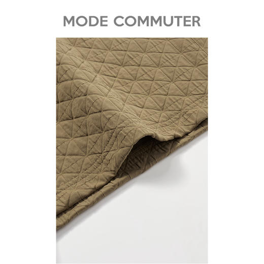 MC |MODE COMMUTER夏季直筒梭织短裤通勤简约休闲男裤MCE122016D 商品图4