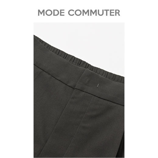 MC |MODE COMMUTER夏季直筒梭织短裤通勤简约休闲男裤MCE122019E 商品图2