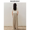 MAXRIENY精致复古宽松阔腿裤随性腰头抽绳设计2024夏季新款休闲裤(货号:MS85PA027) 商品缩略图3