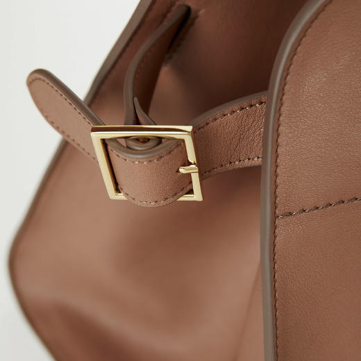 ROMI STUDIO“极简主义”100进口头层牛皮复古手提托特包RWCLP32072【不翻单】 商品图2