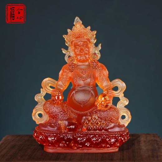 【梧千老师推荐】古法琉璃五路财神 商品图2