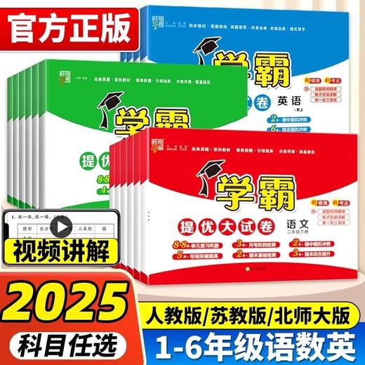 2025春学霸提优大试卷下册人教同步教材单元期中期末冲刺测试卷 商品图0