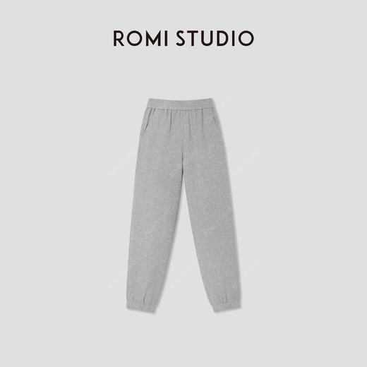 ROMI STUDIO“都市休闲”100%棉双面肌理宽松窄脚休闲裤RW24WX41144 商品图0