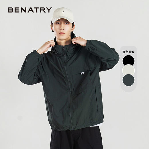 贝纳川连帽休闲男士长袖外套ECP200002 商品图0