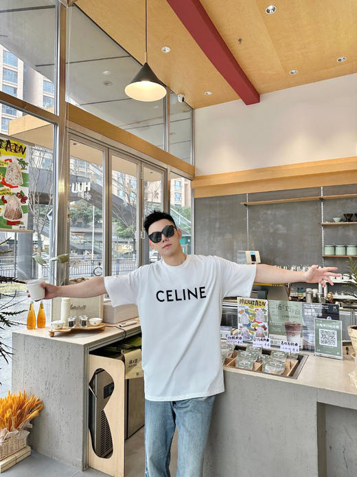 CELINE 字母印花短袖 商品图4