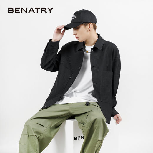 贝纳川翻领潮流男士夹克外套ECP100009 商品图4