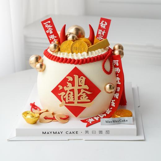 日进斗金· 钱袋蛋糕【D5008】 商品图1