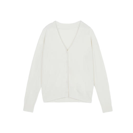 BJHG不计后果 复古v领针织开衫春季女新款慵懒松弛感宽松毛衣外套 商品图4