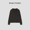 ROMI STUDIO“松弛随性”牦牛绒牦牛毛绵羊毛混纺开衫 RW24WSG1077 商品缩略图0