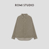 ROMI STUDIO“松弛复古”100%棉灯芯绒雾感廓形翻领衬衣 RWCSSM1697 商品缩略图0