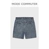 MC |MODE COMMUTER夏季休闲通勤时尚潮流阔腿牛仔短裤男裤MCE125015D 商品缩略图1