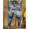 DSQUARED2 男士 Cool Guy  徽标标签破洞牛仔裤 浅蓝色 S74LB1648 S30309 470 商品缩略图1