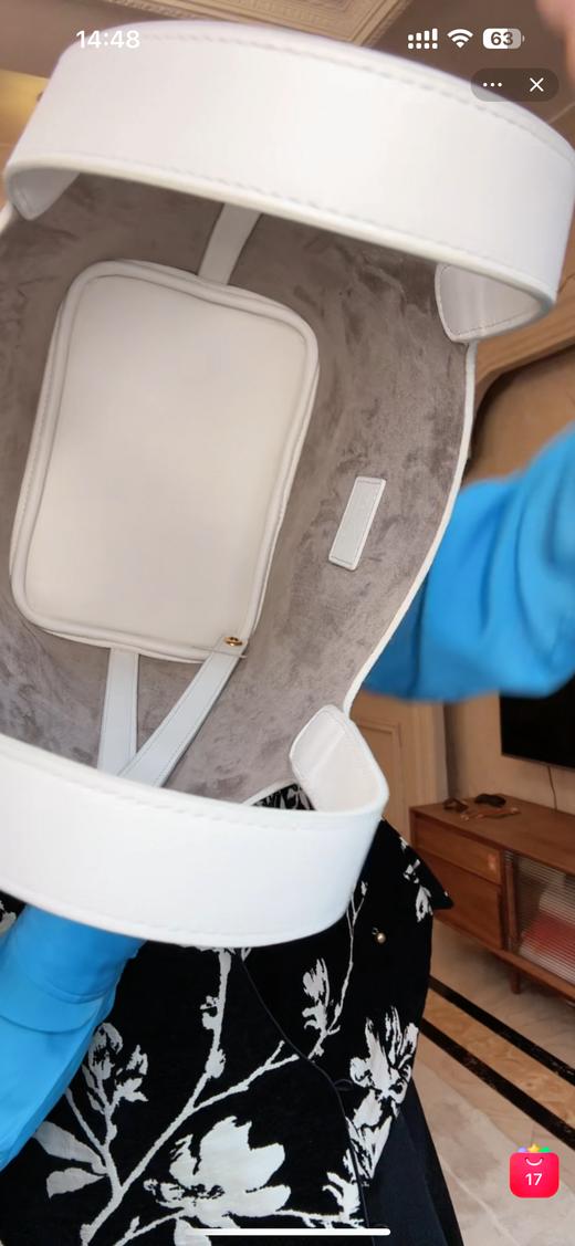 介面限量！DU家定制——江南织造非遗真丝宋锦新中式国风包包 清雅兰花奢华贵气、古意新作 国内鼎JI奢品牌工厂代工 拼接纳帕牛皮细腻光泽 传递中国传统非遗国风美（介面挚爱粉&花花品质生活粉丝专享） 商品图13