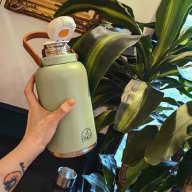 [屁侠推荐]苏泊尔（SUPOR） 随享保温壶 316L不锈钢内胆保冷水壶 1.3L 高山绿 KCV13AC10