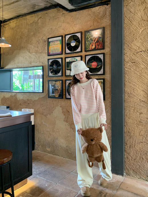 <曾小咸推荐>3色宽松山本加绒休闲裤 商品图4