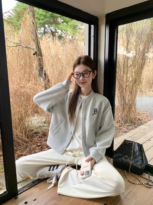 <曾小咸推荐>3色宽松山本加绒休闲裤 商品图3