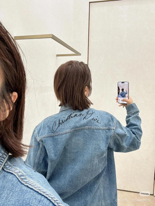 新品DR 24新款 CD兰铃花牛仔夹克衬衫 商品图3