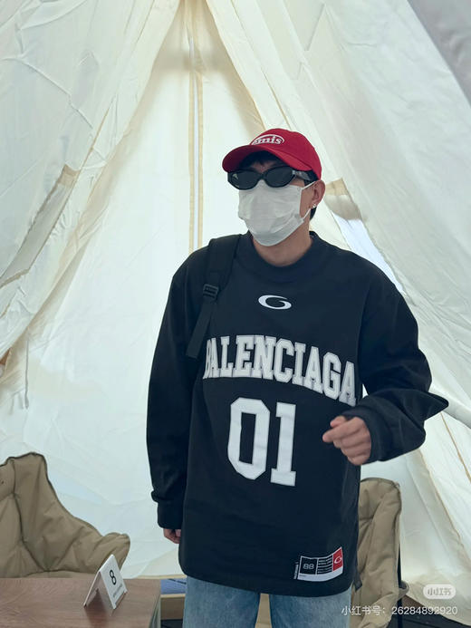 Balenciaga 字母刺绣01篮球长袖 商品图13
