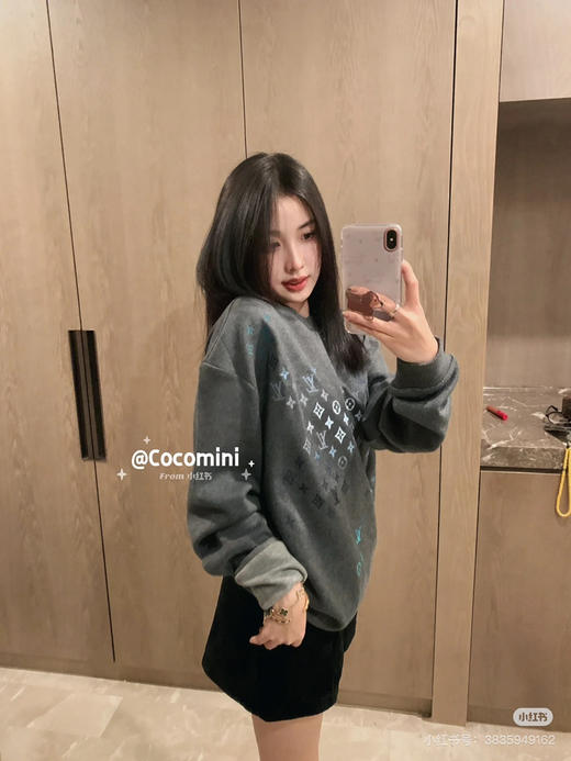 新品 1V 2024SS 渐变刺绣套头卫衣 商品图3