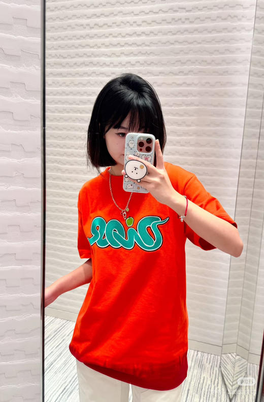 DIOR 蛇年限定贴布刺绣短袖 商品图4