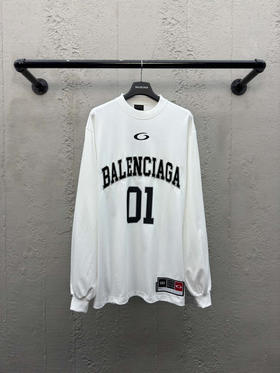 Balenciaga 字母刺绣01篮球长袖