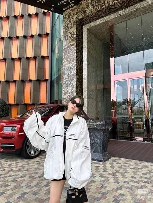 Balenciaga 立领徽标刺绣夹克外套 商品图5