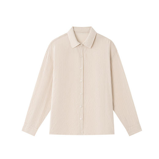 【兰精天丝亚麻衬衫】2025春夏新款外穿宽松开衫轻薄纽扣莱赛尔上衣 商品图4