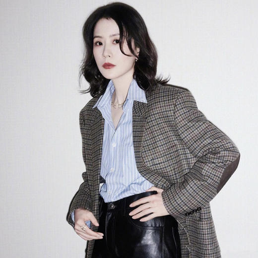 ce*同款人字纹羊毛呢西装外套 商品图2