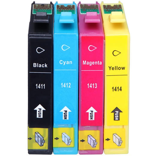 绘威 T1411墨盒 适用爱普生ME33 ME35 ME330 350打印机墨盒620F 560W 82WD 85ND 960FWD WP7018墨盒 四色套装 商品图5