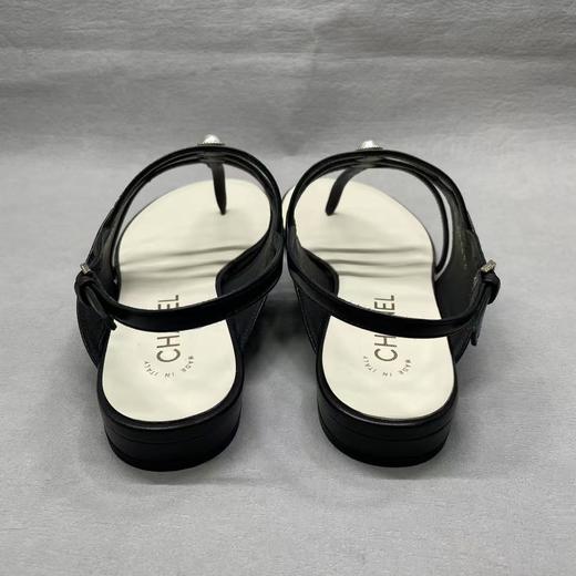 女款珍珠镶嵌夹脚凉鞋025 商品图2