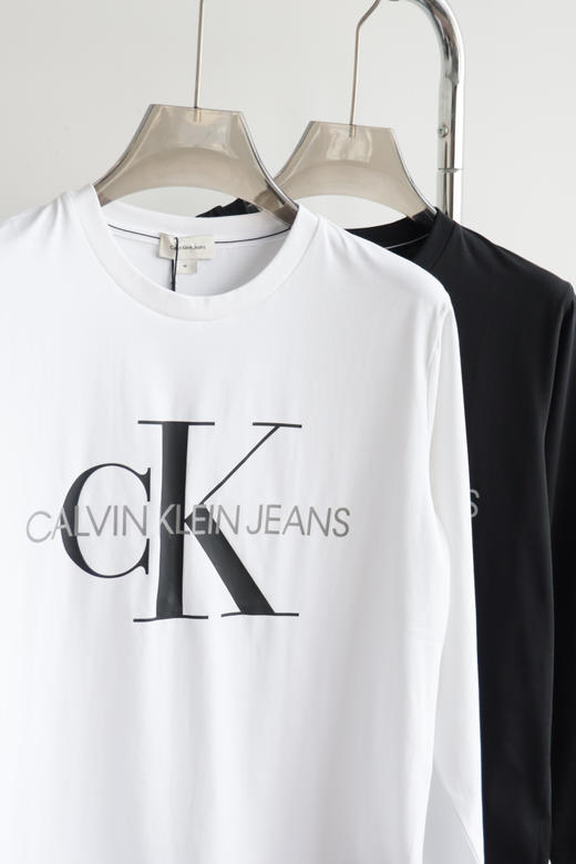 西K 情侣款液氨棉 圆领长袖T恤 CX196 商品图3