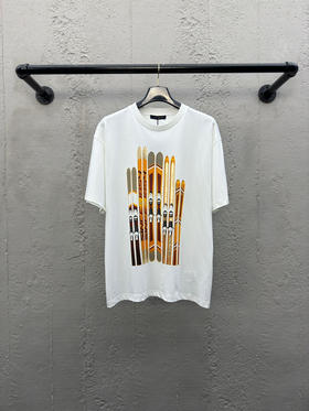 LOUIS VUITTON 金箔印花短袖