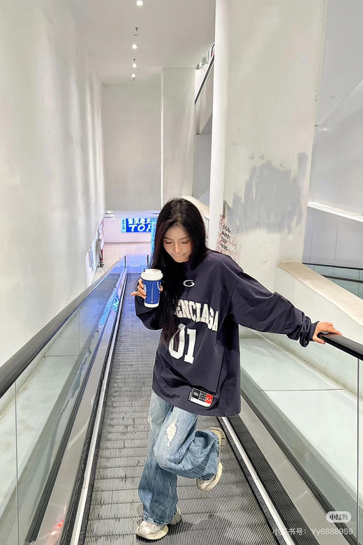 Balenciaga 字母刺绣01篮球长袖 商品图10