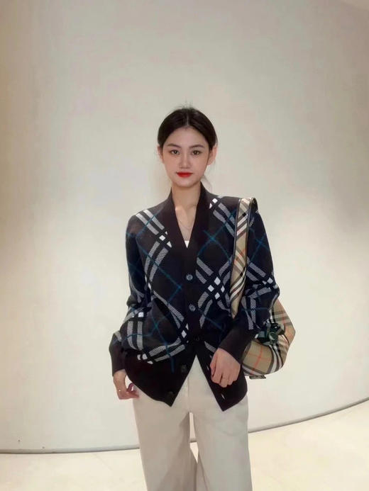 新品 BBR 24FW 格纹针织开衫 商品图4