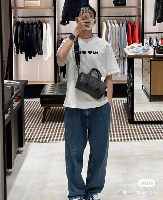 D021674简单百搭颜值高日常出街shou选黑花枕头包 商品图6