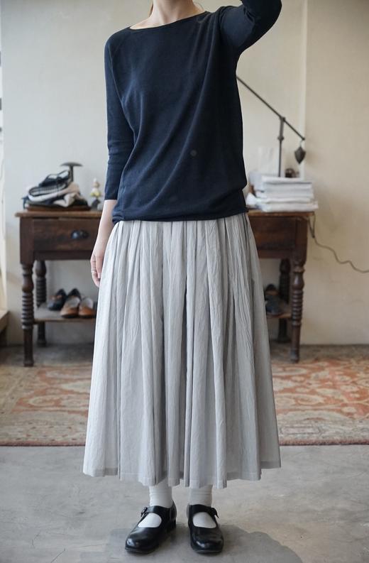 apuntob 丝麻混纺修身上衣T恤 商品图1