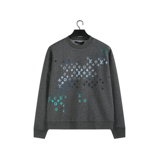 新品 1V 2024SS 渐变刺绣套头卫衣 商品图0