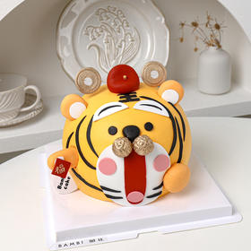 立体球形老虎造型