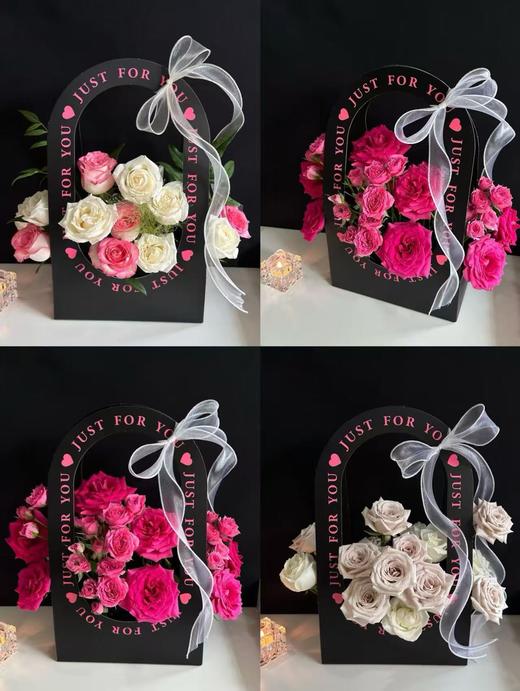 手提可折叠纸盒花篮10个装（21.5*11.5*38） 商品图0