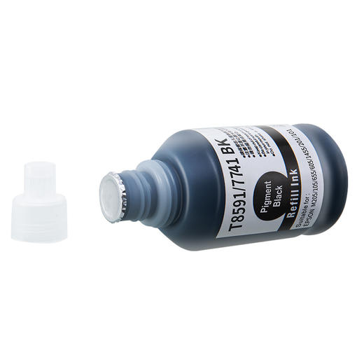 绘威859墨水 适用爱普生m105 m101 l1455 m205 l605 l655 m201 epson墨仓式打印机T8591墨水 黑色 商品图8