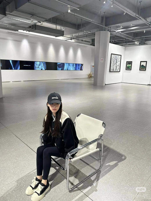 新品 Celine 2024SS 新款真小羊皮拼接羊毛棒球服 商品图4