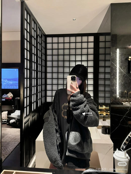 新品 1V 2024新款 棉羊毛羊羔夹克外套 商品图8