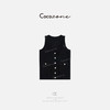 COCO ZONE 法式复古单排扣休闲无袖针织背心ACD1A0170 商品缩略图0