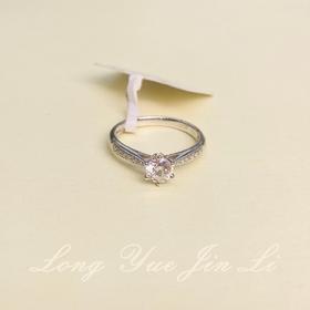 DR钻戒0.42ct,GIA证书,2.6克,圈口：10#